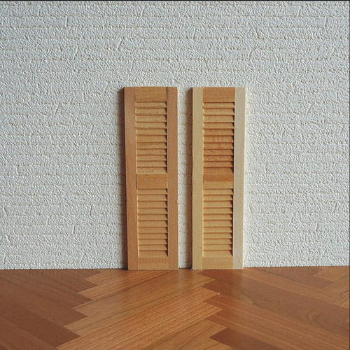 5 Hecho 2pcs 1/12 De Decoración De Muebles De Ventana De