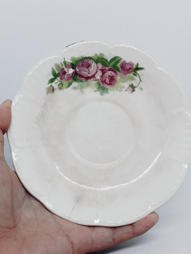 Yh Antiguo Plato De Te Porcelana The Iron China Sloria Loza