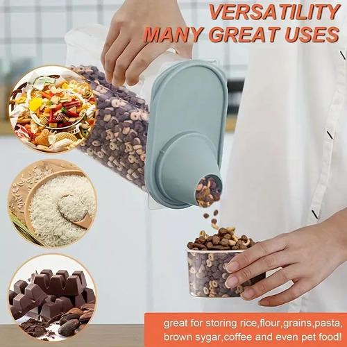 Dispensador Hermético De 4 Potes Save Food Grains 1,9 L A