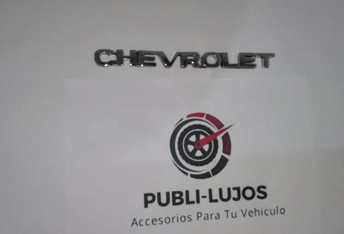 1 Emblema Palabra Chevrolet Repuesto Generico De Corsa 