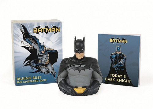 Busto De Batman Con Sonido Mas Mini Libro