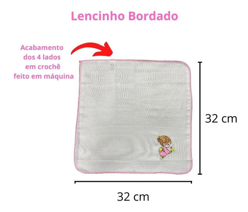Imagem 4 de 6 de Fralda Tecido Algodao Kit C/ 5 Un + Brinde 3 Pano De Boca