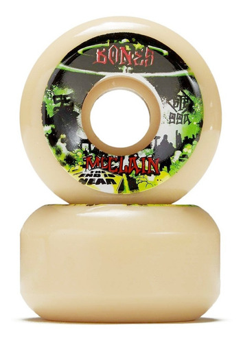 Bones Ruedas 55m Skate Mcclain Stf Tech V5 Shape | Laminates