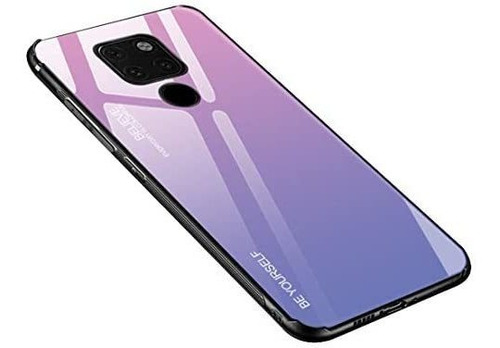 Funda De Cristal Templado Huawei Mate 20 + Mica De Cristal 