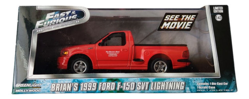 Camioneta Ford F-150 Rápido Y Furioso En Caja Escala 1/43