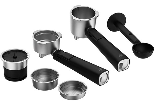 Cafeteira Espresso Double Digital Oster Cor Prateado/preto Prateado/preto