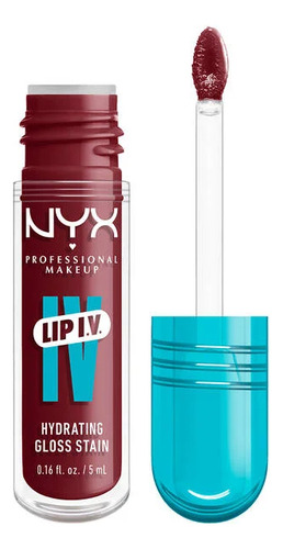 Nyx Lip Iv Hydrating Gloss Stain Original Drippin In Rose