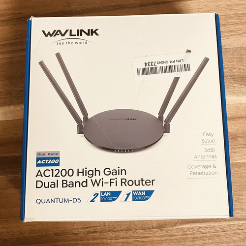 Router Wavlink Wifi 4 Antena Inalambrico Ac1200 