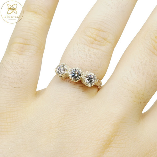 Anillo Plata Con Cubic