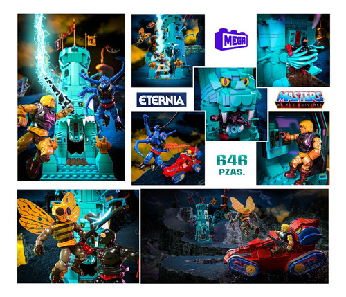Eternia Masters Of The Universe Set Construcción Original