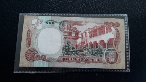 Colombia Billete De 500 Pesos Año 1981 