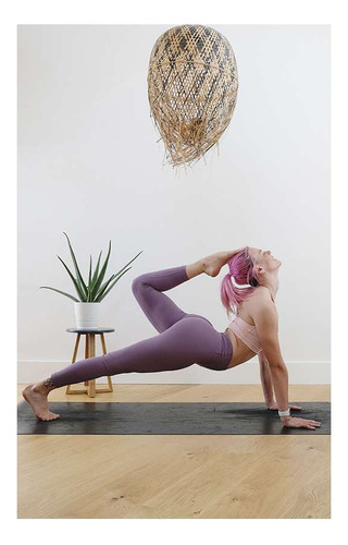 Vinilo 20x30cm Yoga Pilates Cuerpo Body Salud P4
