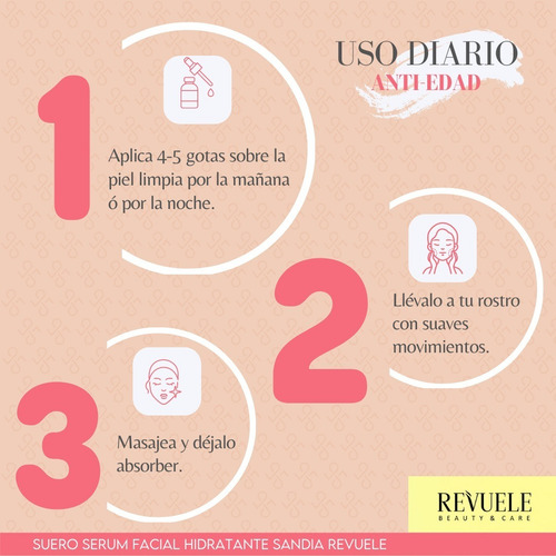 Serum Facial Hidratante Piel Normal Sandia Revuele 20ml Tipo de piel Todo tipo de piel