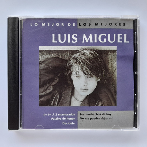 Cd Luis Miguel - Lo Mejor De Los Mejores (1994) Ed. México
