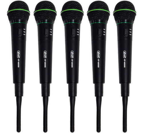 5x Microfone Sem Fio Profissional Wireless Caixa Som Karaok