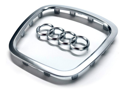 Imagen 7 de 7 de Marco Volante Y Logo Audi A3 A4 A5 A6 Q5 Q7 Cromado Pulido