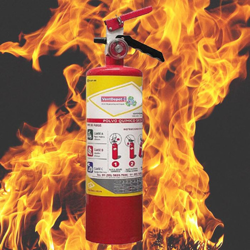 Extintor De Polvo Quimico Seco Pqs, Mxfof-001, Clase A,b,c