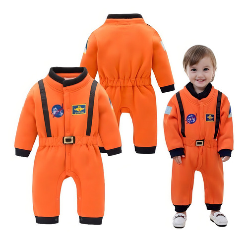 Roupa Fantasia Astronauta Nasa Comandante Bebê Infantil