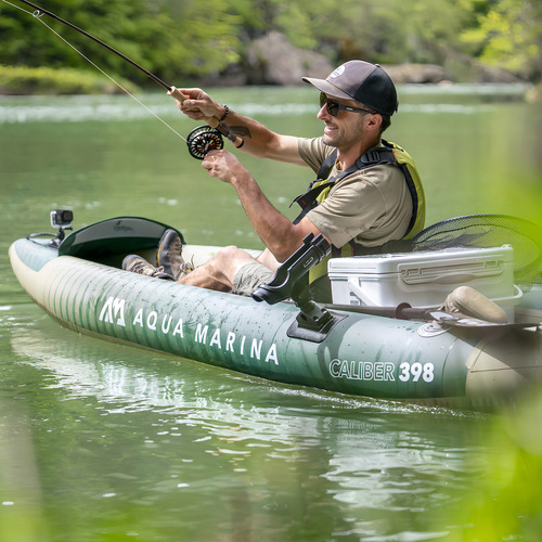 Kayak Inflable Aqua Marina Caliber 1-2 Personas Pesca Angler