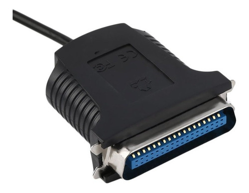 Imagen 3 de 6 de Usb A Puerto Paralelo Lpt1 36 Pines 1284 Adaptador De Cable