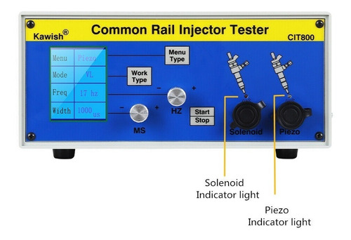 Probador Inyectores Common Rail Y Piezo + Bomba Manual