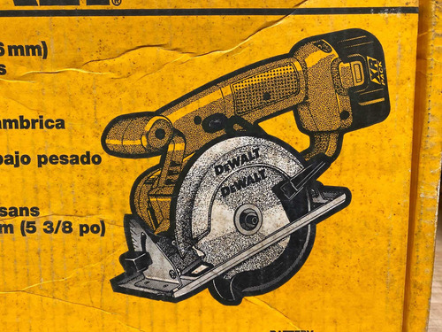 Sierra Circular Inalambrica 5-3/8 12v Uso Rudo Dewalt Dw930