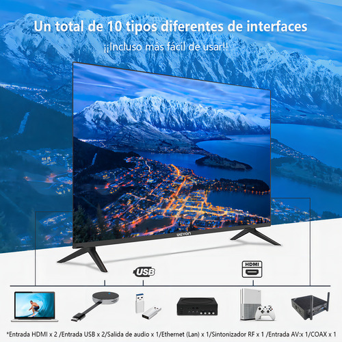 Pantallas Smart Tv Weyon 42 Pulgadas Led Full Hd Android Tv Television Hdmi/usb 60hz 42wdsnmx