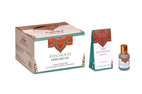 Imagem 1 de 1 de Óleo Perfumado Indiano Goloka Patchouli 6un.10ml - Limpeza