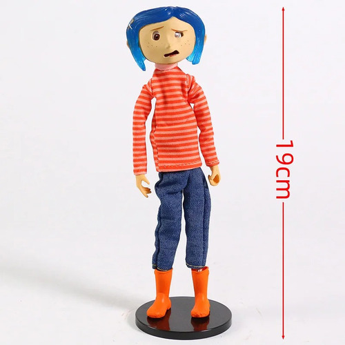 Para Muñeca De Acción De Pvc Con Estampado Coraline En