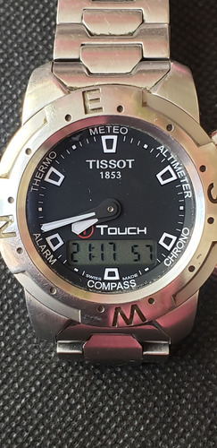 Tissot 1853 T-touch Titanio En Excelente Estado Al Mejor Pre Gris Gris Negro (Usado)