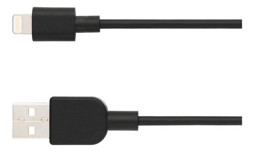 Cable De Carga Brobotix Lightning Macho - Usb A Macho 1m /vc Color Negro
