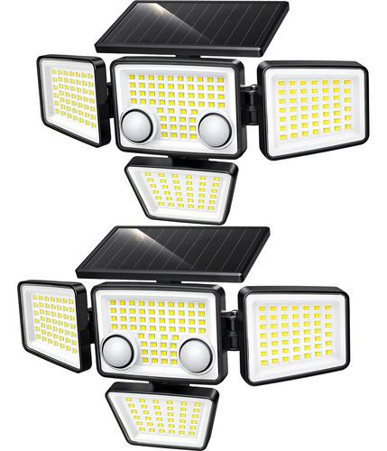 Luces Solares Para Exteriores 3000 Lm, 188 Luces Led Con S