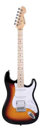 Guitarra elétrica Michael ST Michael Power Advance GM237N de  madeira maciça vintage sunburst com diapasão de bordo