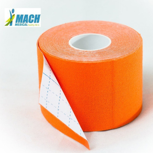 1 Cinta Kinesiologica Vendaje Neuromuscular Kinesiotape Mach Color Naranja