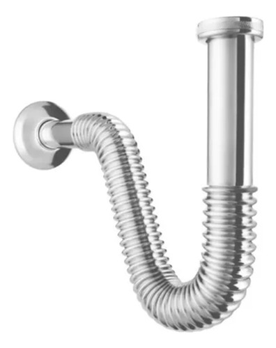 Descarga Lavatorio Flexible Aluminio 50 cm SIFONFLEX50 7036.826 Cafu Color Plateado