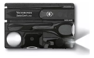 Canivete Swiss Card Lite Victorinox - Com 13 Funções - Preto