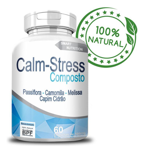 Calm-stress Composto 100% Original - 500mg 60cápsulas