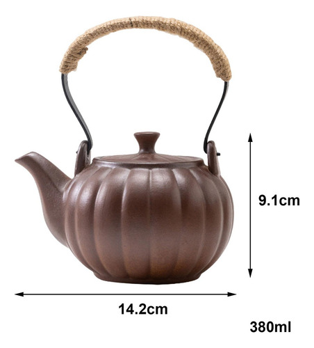 Tetera De Cerámica China Con Tapa, De Té, Tetera De Con