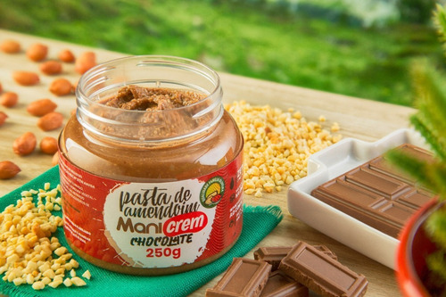 Imagem 2 de 3 de Creme Pasta De Amendoim Manicrem 250g Vários Sabores