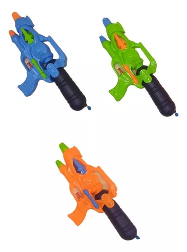 Kit 3 Pistola Água Arminha Arma Brinquedo Piscina Promoção