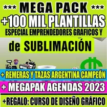 Comprar Kit Diseños Plantillas Para Sublimar Tazas Remeras Almohadon