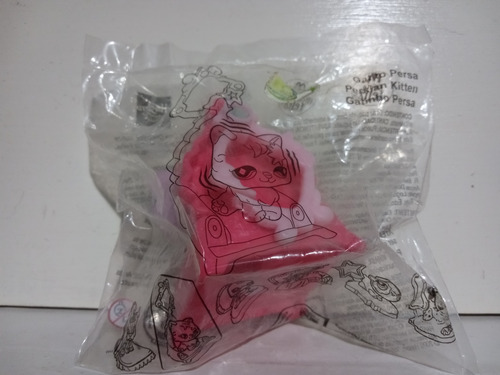 Muñeco Littlest Pet Shop Gato Persa Colec. Mcdonalds Nuevo