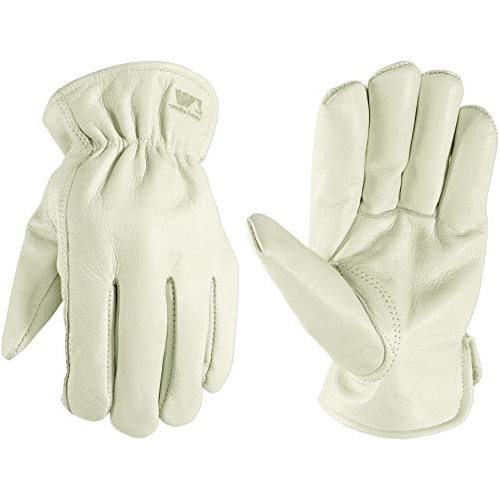 Guantes De Trabajo De Cuero Completo Hombre, Modelo 117...