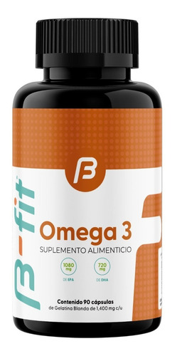 Omega-3 90 Cápsulas B-fit Sabor Sin sabor