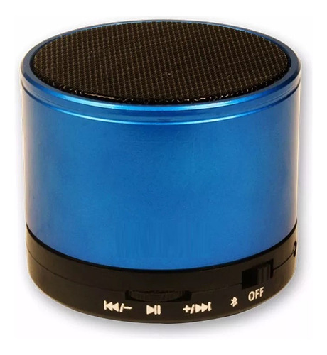 Mini Parlante Metálico Bluetooth Sd Con Micrófono Seisa 
