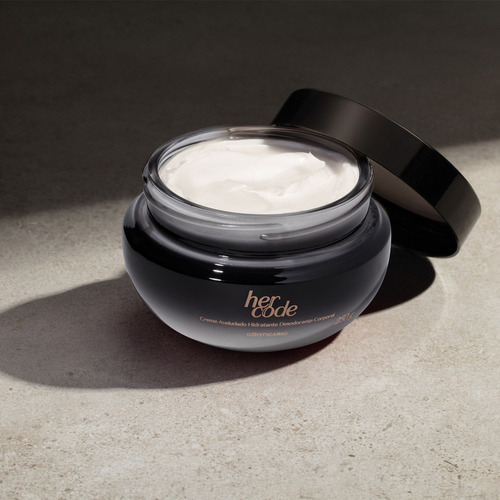 Combo 2 Creme Aveludado Hidratante Corporal Her Code 250g Fragrância Neutra