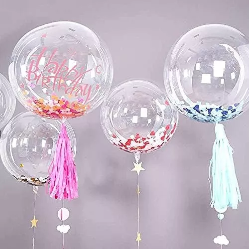 40 Pack Grandes Globos Transparentes Para Rellenar Globos Bo