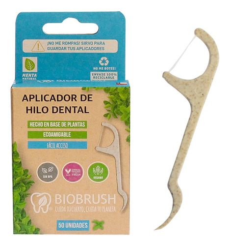 Aplicador De Hilo Dental Biobrush