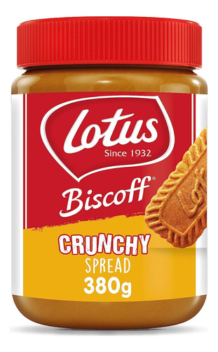 Lotus Biscoff Cookie Butter Crunchy Crema D Galleta 380g