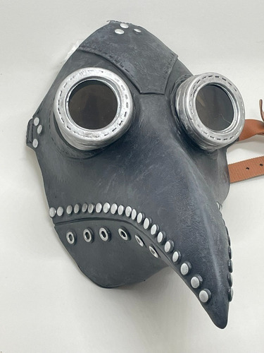 Máscara Dr Zeca Urubu Pássaro Long Nose Peste Praga Medieval Cor Preto Dr. Hans Chucrute